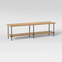 Wood and Metal TV Stand for TVs up to 60" - Room Essentials™ Black 13 Wood and Metal TV Stand for TVs up to 60" - Room Essentials™ Black -Outlet The Casa Gleam Store GUEST 008e6b5f 4d43 465d 8784 80c8ca30ed60