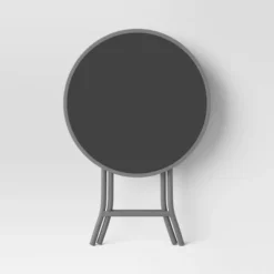 Folding Round Patio Accent Table - Room Essentials™ Clear -Outlet The Casa Gleam Store GUEST 0639bab1 caa7 4dc9 9155 db5e608daf15