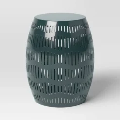 Metal Cutout Patio Accent Table - Room Essentials™ Red -Outlet The Casa Gleam Store GUEST 083e9014 7acd 4b56 b17c e11fa0f292d7