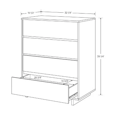 Modern 4 Drawer Dresser - Room Essentials™ Espresso 9 Modern 4 Drawer Dresser - Room Essentials™ Espresso - Image 7
