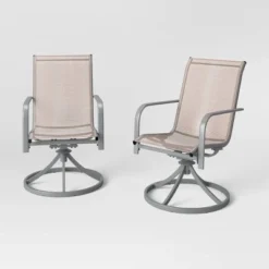 2pc Sling Outdoor Patio Dining Chairs Swivel Chairs - Room Essentials™ Tan 23 2pc Sling Outdoor Patio Dining Chairs Swivel Chairs - Room Essentials™ Tan -Outlet The Casa Gleam Store GUEST 0e8e888a 4cf1 4ef2 bcec 59db2d500191