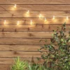 20ct Incandescent Outdoor String Lights G40 Clear Bulbs - Room Essentials™ Black
