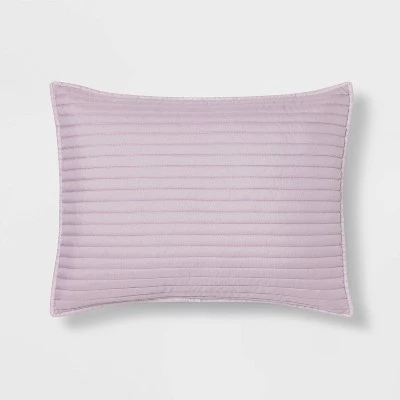 Standard Garment Washed Microfiber Quilt Sham - Room Essentials™ White 9 Standard Garment Washed Microfiber Quilt Sham - Room Essentials™ White - Image 7