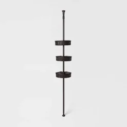 Steel Corner Tension Pole Caddy - Room Essentials™ Black 9 Steel Corner Tension Pole Caddy - Room Essentials™ Black -Outlet The Casa Gleam Store GUEST 14bce56a 1f6f 469f a443 28c65a963247