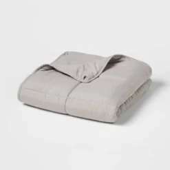 50"x70" 12lbs Weighted Blanket Gray - Room Essentials™ -Outlet The Casa Gleam Store GUEST 19c026ee 4720 4fa9 9619 b6a19b7969b9