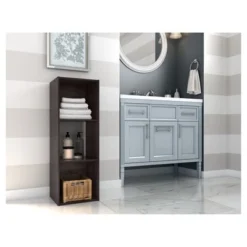 11" 3 Cube Organizer Shelf - Room Essentials Dark Brown