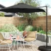 7.5' Round Offset Outdoor Patio Cantilever Umbrella - Room Essentials™ Tan 2 7.5' Round Offset Outdoor Patio Cantilever Umbrella - Room Essentials™ Tan -Outlet The Casa Gleam Store GUEST 1d48414d 1101 4e56 a8be 1f33ae467c0e