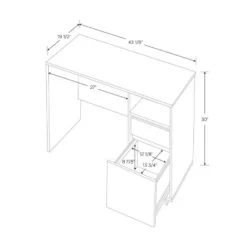 Writing Desk with Drawers - Room Essentials™ Espresso -Outlet The Casa Gleam Store GUEST 217a0fe5 ba69 4992 bc2f 6b363ae8d0c6