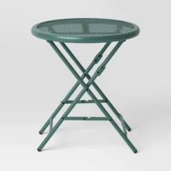 Steel Round Metal Mesh 18" Folding Outdoor Portable Side Table Fern Shower - Room Essentials™ -Outlet The Casa Gleam Store GUEST 269039db 5c09 477d 836b c66447d4da0e