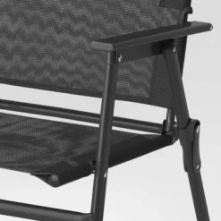 Sling Folding Chair - Black - Room Essentials™ -Outlet The Casa Gleam Store GUEST 2c4e5148 f5b5 4157 b182 914e4947dcbb