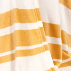 Printed Plush Striped Throw Blanket - Room Essentials™ Yellow -Outlet The Casa Gleam Store GUEST 31c91d6b 6340 4515 9101 cc89b6ec0e06