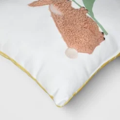 Square Bunny and Flower Throw Pillow - Room Essentials™ 7 Square Bunny and Flower Throw Pillow - Room Essentials™ -Outlet The Casa Gleam Store GUEST 3258a299 c2d5 4252 a929 6760f8aaacca