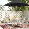 9' Round Outdoor Patio Market Umbrella with Black Pole - Room Essentials™ -Outlet The Casa Gleam Store GUEST 33ab0b11 6fa1 4a7b 96a4 1fbdb6a5eb7a