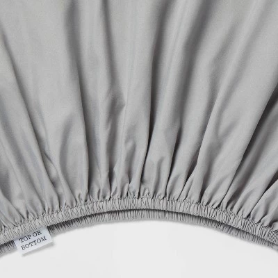 4pk King Fitted Sheet Gray - Room Essentials™ 4 4pk King Fitted Sheet Gray - Room Essentials™ - Image 2