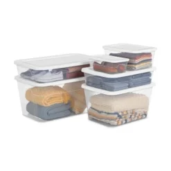90qt Clear Storage Box White - Room Essentials™ -Outlet The Casa Gleam Store GUEST 353db524 2c05 4b74 b9d5 248b5ba5a239