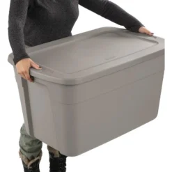 30gal Storage Tote Gray - Room Essentials™ -Outlet The Casa Gleam Store GUEST 3637ffd8 120f 4e2f bdb2 9d8dc9b32a08