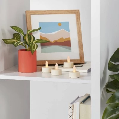 12ct Twist-Flame LED Tealight Candles (Cream) - Room Essentials™ 3 12ct Twist-Flame LED Tealight Candles (Cream) - Room Essentials™