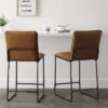 Upholstered Counter Height Barstool with Metal Frame Camel Faux Leather - Room Essentials™ -Outlet The Casa Gleam Store GUEST 3e90c9b1 4354 4987 bc76 0dfbd781d2b5