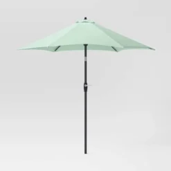 9' Round Outdoor Patio Market Umbrella with Black Pole - Room Essentials™ 24 9' Round Outdoor Patio Market Umbrella with Black Pole - Room Essentials™ -Outlet The Casa Gleam Store GUEST 3eaaebf2 fb6c 453a 978c 1aafd47a58b4