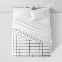 Reversible Microfiber Grid Comforter - Room Essentials™ Navy 9 Reversible Microfiber Grid Comforter - Room Essentials™ Navy -Outlet The Casa Gleam Store GUEST 40e2d2ee a034 438e bf9f 7d67e1ac1130