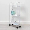 Narrow Storage Cart White - Room Essentials™ -Outlet The Casa Gleam Store GUEST 4654677f 9c41 4946 aa06 15c28639ad57