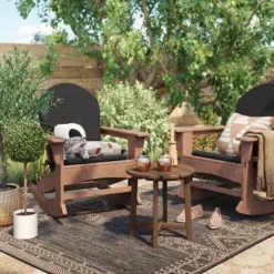 46"x21.5" Outdoor Adirondack Chair Cushion - Room Essentials™ Tan