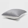 Oblong Cut Plush Decorative Throw Pillow - Room Essentials™ Gray -Outlet The Casa Gleam Store GUEST 4e2707b8 c618 4305 ab54 b19850e3ce53