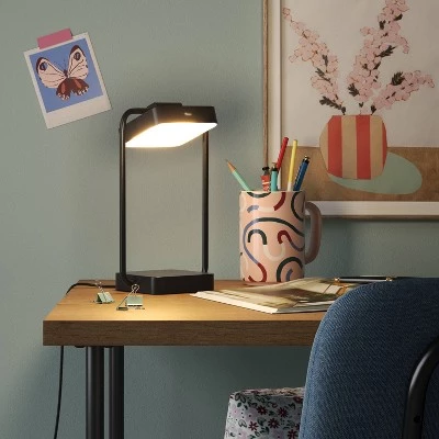 Panel Task Lamp (Includes LED Light Bulb) - Room Essentials™ Gray 3 Panel Task Lamp (Includes LED Light Bulb) - Room Essentials™ Gray