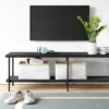 Wood and Metal TV Stand for TVs up to 60" - Room Essentials™ Black 1 Wood and Metal TV Stand for TVs up to 60" - Room Essentials™ Black -Outlet The Casa Gleam Store GUEST 511edbfe 7989 4441 856c 26b398eef630