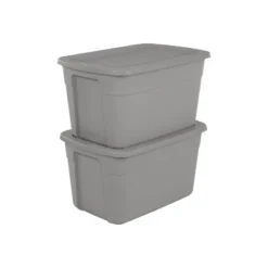 30gal Storage Tote Gray - Room Essentials™ -Outlet The Casa Gleam Store GUEST 5442a43b 9745 419a 8b13 cdc7a502dafb