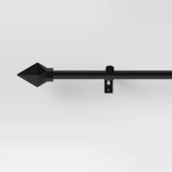 Café Faceted Pyramid Curtain Rod Black - Room Essentials™ 10 Café Faceted Pyramid Curtain Rod Black - Room Essentials™ -Outlet The Casa Gleam Store GUEST 5558b1f8 b322 4702 908e 0d3297714f42