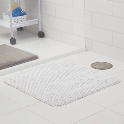 PVC/Cushion Shower Stall Mat White - Room Essentials™ 3 PVC/Cushion Shower Stall Mat White - Room Essentials™