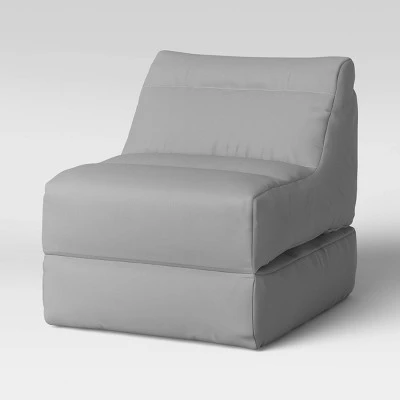 Fold-Out Lounge Seat Gray - Room Essentials™ 4 Fold-Out Lounge Seat Gray - Room Essentials™ - Image 2