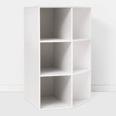 Corner Cube Bookshelf White - Room Essentials™ 4 Corner Cube Bookshelf White - Room Essentials™ - Image 2