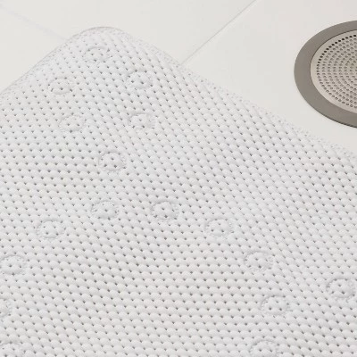 PVC/Cushion Shower Stall Mat White - Room Essentials™ 5 PVC/Cushion Shower Stall Mat White - Room Essentials™ - Image 3