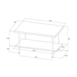 Wood and Metal Coffee Table - Room Essentials™ Espresso 14 Wood and Metal Coffee Table - Room Essentials™ Espresso -Outlet The Casa Gleam Store GUEST 5fcb3f24 37f3 4443 9a14 a5fe1129de6f