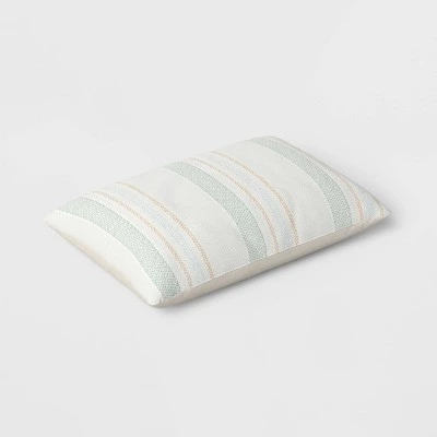 Textured Yarn Dyed Cotton Lumbar Throw Pillow - Room Essentials™ Terracotta 4 Textured Yarn Dyed Cotton Lumbar Throw Pillow - Room Essentials™ Terracotta - Image 2