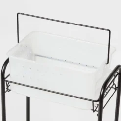 Bathroom Storage Cart Black - Room Essentials™ -Outlet The Casa Gleam Store GUEST 675453d0 07b7 412f 82d7 9f5651c4fa58