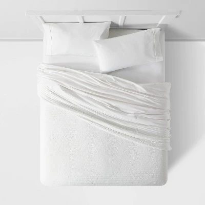 Garment Washed Microfiber Quilt - Room Essentials™ Charcoal 3 Garment Washed Microfiber Quilt - Room Essentials™ Charcoal