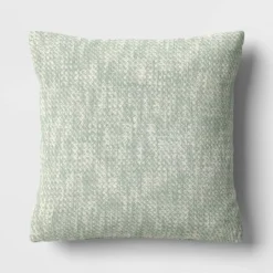 Textured Woven Cotton Square Throw Pillow - Room Essentials™ Green -Outlet The Casa Gleam Store GUEST 7219a3c5 5b7a 4718 8b26 f03e0a81e69b