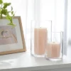 Clear Hurricane 3" x 6" Pillar Candle Holder - Room Essentials™ -Outlet The Casa Gleam Store GUEST 76505ac4 276f 486f b82d 797d2b4ea20c