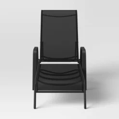 Sling Stacking Steel Outdoor Patio Chaise Lounge Black - Room Essentials™ -Outlet The Casa Gleam Store GUEST 789fdaa3 3847 4af9 89dd 2cf7e6d01900