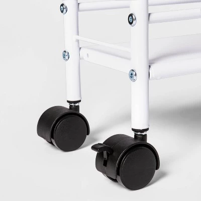 Narrow Storage Cart White - Room Essentials™ 5 Narrow Storage Cart White - Room Essentials™ - Image 3
