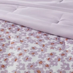 Reversible Microfiber Printed Comforter Ivory/Light Purple Floral - Room Essentials™ -Outlet The Casa Gleam Store GUEST 820e9558 d4a7 44bc b8c3 ec868fe51d60