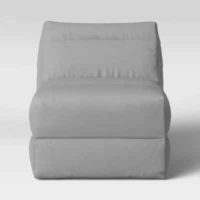 Fold-Out Lounge Seat Gray - Room Essentials™ 5 Fold-Out Lounge Seat Gray - Room Essentials™ - Image 3