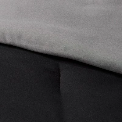 Solid Microfiber Reversible Comforter & Sheets Set - Room Essentials™ Blue/navy 6 Solid Microfiber Reversible Comforter & Sheets Set - Room Essentials™ Blue/navy - Image 4