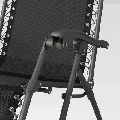 Zero Gravity Lounger - Room Essentials™ Black 7 Zero Gravity Lounger - Room Essentials™ Black - Image 5