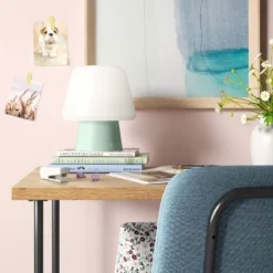 Portable Mushroom Lamp (Includes LED Light Bulb) Green - Room Essentials™ -Outlet The Casa Gleam Store GUEST 87136313 4de3 46b9 97a3 6fcbbdc94c3f