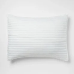 Standard Garment Washed Microfiber Quilt Sham - Room Essentials™ White 15 Standard Garment Washed Microfiber Quilt Sham - Room Essentials™ White -Outlet The Casa Gleam Store GUEST 89ef6be8 14bc 4783 a8ac 135ddef4a718