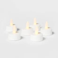 50ct Twist-Flame LED Tealight Candles (White) - Room Essentials™ 5 50ct Twist-Flame LED Tealight Candles (White) - Room Essentials™ -Outlet The Casa Gleam Store GUEST 93bf4d1e 319b 458f 9c2f 397801f7c7a3